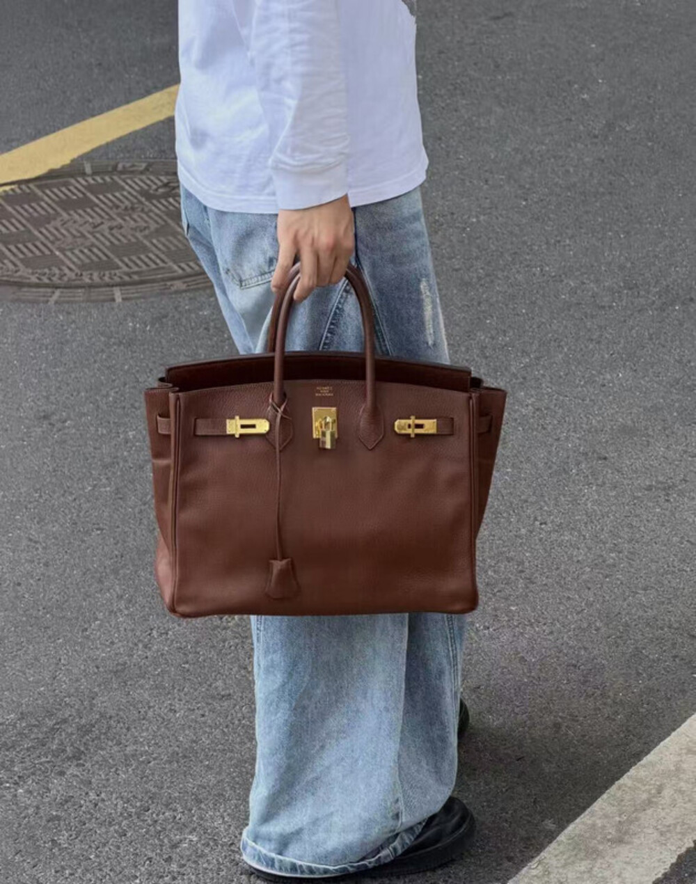 Herms Brown handbag